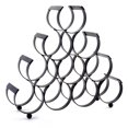 thumbnail image 1 of Old Dutch International 1334 10 Bottle Iron Wine Rack, Matte Black, 1 of 1