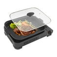 thumbnail image 3 of Portable Gas Stove Butane Gas Stove with Grill Pan and Lid for Outdoor BBQ RV Camping Beach - 18 * 12 * 3Inch, 3 of 20