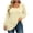 Beige, variant on Plus Size Square Neck Tops for Women Fashion Casual Long Sleeve Shirts Soft Loose Fit Basic Tees Fall Clothes(Blue,XX-Large)