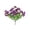 A#Purple, variant on JHyouerji Faux Flower Bushes Artificial Outdoor Flowers DIY Fake Floral Bouquet 15 Inch Purple for Porch Patio Garden Home Decor