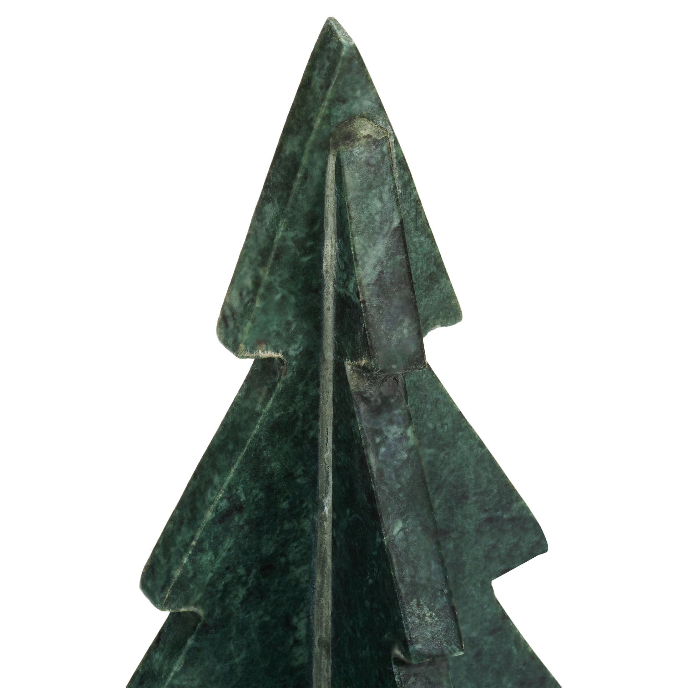 Marble Tree Christmas Decoration, Green, 8.5", by Holiday Time