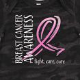 thumbnail image 4 of Inktastic Breast Cancer Awareness Fight, Care, Cure Boys or Girls Baby Bodysuit, 4 of 5