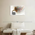 thumbnail image 2 of Elephant Stock Turn It Up Wall Art - Horizontal Canvas Wall Art - Living Room Wall Decor - Music Canvas - White And Beige Decor By Ashvin Harrison - 30" x 20", 2 of 8