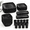Black, variant on 40-piece Plates And Sets For 10 Plastic Square Dinnerware
