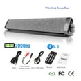 thumbnail image 2 of Sound Bar Home Theater Bluetooth Stereo Sound Bar Wireless Speaker For PC/TV Speaker With Wall Mount Remote Control ,High Sound, 2 of 7