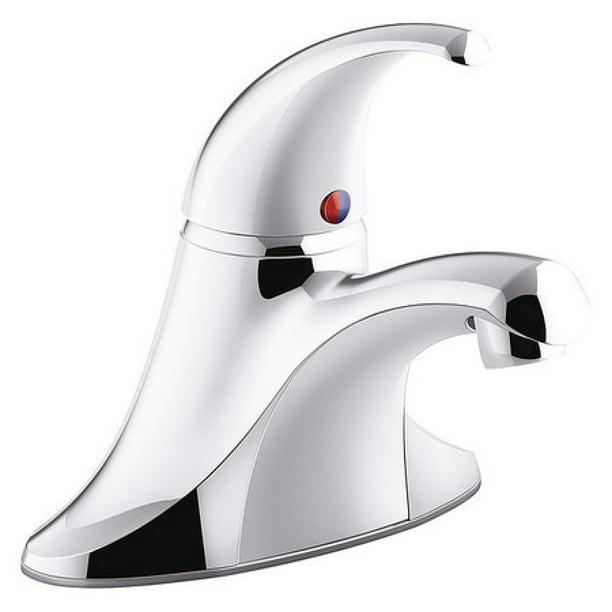 Kohler K 15182 4dra Cp Manual 4 Quot Mount Residential 1 Or 3 Hole Low Arc Bathroom Faucet Walmart Com Walmart Com