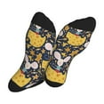 thumbnail image 5 of KLL Mouse Cheese Print Cool Socks Men's Women's Crew Socks Funny Crazy Novelty Stockings, 5 of 7