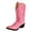 Pink, variant on Old West Children's Narrow J Toe Boots