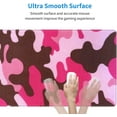 thumbnail image 6 of Pink Camo Gaming Mouse Pad Large Mouse Pad (31.5x11.8 Inch) Non-Slip Rubber Base Large Desk Mat Desk Protector for Home Office Gaming Work, 6 of 6