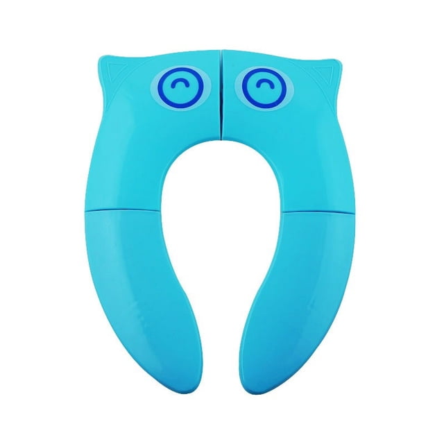 Orinal de viaje plegable, antideslizante, fácil de quitar, para niños pequeños y niños, almohadilla de silicona, funda de asiento de inodoro portátil reutilizable para el hogar, se adapta a