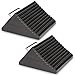 thumbnail image 2 of Wheel Chocks for Cars, RVs, Trucks, Trailers, and Vehicles G.V.W. up to 12T, 4 Pack - Anti Slip Bottom Tire Chock for All Weather Use - RV, Travel Trailer, Pop Up Camper Accessory, 2 of 4