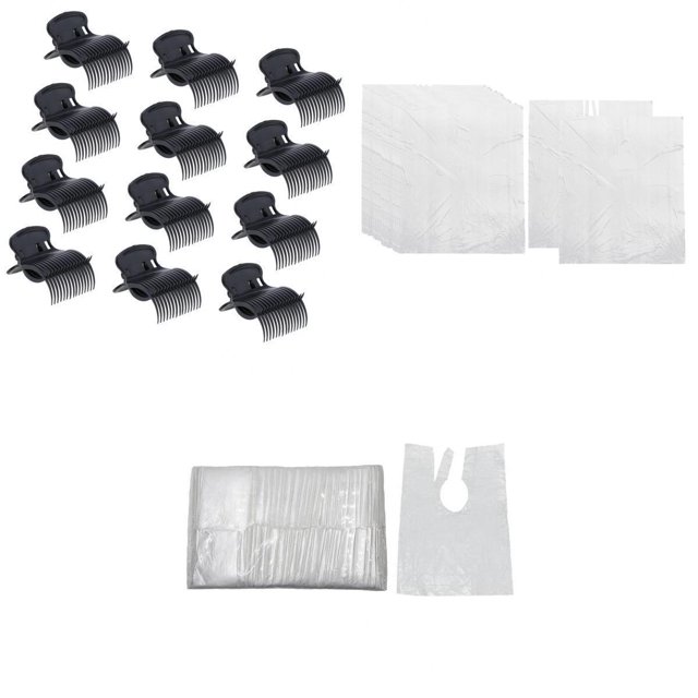200x Peluquero desechable para corte de cabellero con capa, , capas de peluquero, vestidos de 64 x 84 cm Yuyangstore Capa de corte de cabello desechable