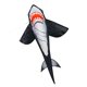 thumbnail image 4 of Cometa, fácil de volar, portátil, ligero, juguete volador para niños, cometa de animales para parques, negro, 4 of 8