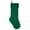 Green, variant on ievspot 18 Inches Solid Color Christmas Stocking Rhombic Pattern Candy Gift Soft Woolen Yarn Knitting Sock Home Decoration