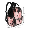 thumbnail image 2 of Defioc Cute Axolotl Sakura Blossoms A for Baby Diaper Bag Backpack - Baby Bag for Boys & Girls - Diaper Backpack - Large Travel Diaper Bags- Baby Registry Search & Shower Gifts, 2 of 5