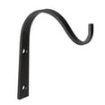 thumbnail image 6 of 10x Multi-use Black Crochet Iron Hanger Wall Hooks Wall Mounted Bracket Hook for Small Planters Windchimes Birds Feeders, 6 of 9