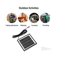 thumbnail image 3 of 12V 2W Solar Panel Solar Garden Light Panel DIY Parts DC Port Solar Panel Battery Module for Battery Charger, 3 of 8