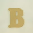 thumbnail image 1 of Package of 1, 8 Inch X 3/4" Thickness MDF Letter B in The Goudy Heavy Font, Thick, Upper Case for Art & Craft Project, Made in USA, 1 of 4