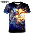 thumbnail image 1 of Camiseta De Verano Con Estampado 3D Anime Naruto Patrón De Calle Camisa Casual Cuello Redondo Manga Corta Hombre, 1 of 4