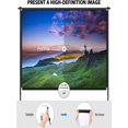 thumbnail image 3 of Écran de Projection 120 Pouces - Projecteur Extérieur avec Support - Portable 16:9 HD 4K pour Intérieur Extérieur Films Cinéma Maison Camping, 3 of 5
