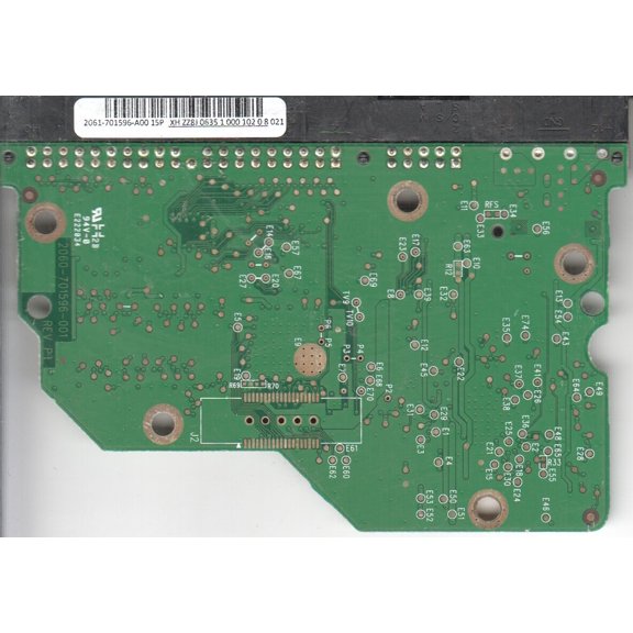 WD1600AAJB-00J3A0, 2061-701596-A00 15P, WD IDE 3.5 PCB