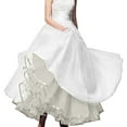 thumbnail image 2 of JIKNTTR Womens Tulle Skirt Women's Floor Length Wedding Petticoat Long Underskirt For Formal Evening Dresses Casual & Trendy Skirts, 2 of 4