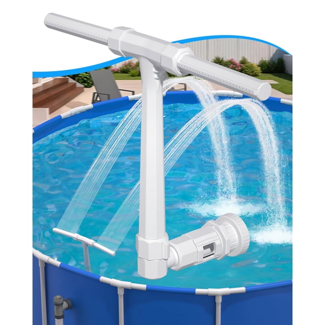 Fuente para Piscina POOLHOUR 2025 con Altura Mejorada para Piscina