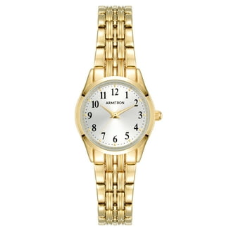 Armitron Women's Two-Tone and Silver Diamond Dial Dress Watches