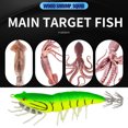 thumbnail image 2 of Cebos biónicos para camarones señuelo de pesca fluorescente 35 # para pesca nocturna en agua dulce, 2 of 7