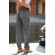 thumbnail image 3 of Pantalones Jogger de Satén PRETTYGARDEN Mujer Cintura Alta Gris Talle Medio, 3 of 9