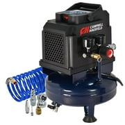 Campbell Hausfeld 1 Gallon Oil-Free Air Compressor with 12-Piece Kit DC010010DI