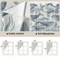 thumbnail image 5 of Teal Grey Whale Coastal Swag Valances for Windows, Kitchen Curtains 36 Inch Length 2 Panels Set, Watercolor Beach Ocean Nautical Short Curtains for Small Windows Rod Pocket Cafe Curtains 28"x36", 5 of 8