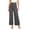 #0042-Dark Gray, variant on Womens High Waisted Wide Leg Pants Soft Stretch Knit Casual Palazzo Trousers