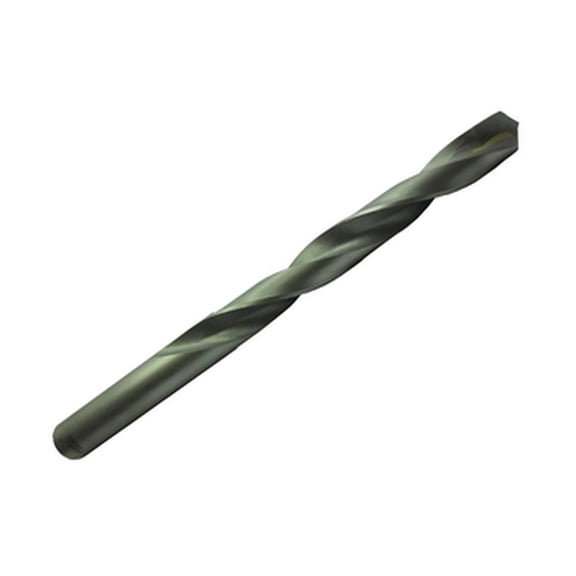 12 Pcs, "F" Uncoated Carbide Tipped Jobber Length Drill Bit, D/Actf, Flute Length: 2-7/8"; Overall Length: 4-1/8"; Shank Type: Round; Number Of Flutes: 2 Cutting Direction: Right Hand