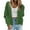 Green, variant on Women Cardigan Knit Open Front Sweater Long Sleeve Button Loose Short Outerwear Coats