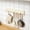 🔥 Beige_Hot#1354, variant on Kitchen Wall Hooks for Kitchen Utensils and Towels, No Drill Plastic Hook Rack with 5 or 7 Continuous Hooks for Small Spaces, Rental Friendly Storage Organizer
