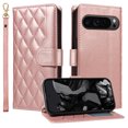 thumbnail image 2 of Crossbody Wallet Case for Google Pixel 9 Pro XL, Credit Card Slots Elegant PU Leather Magnetic Closure Shoulder Strap Purse Phone Case Flip Kickstand Full Protection Cover for Women Girls, Rosegold, 2 of 13