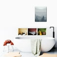 thumbnail image 6 of Modern 12x16in Sunrise Misty Forest Canvas Art - A Timeless Addition to Bedroom, Living Room, or Bathroom Wall Décor, 6 of 7