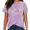 B-Purple, variant on UNISHE Women's Floral Print T-Shirts Positive Graphic Tees Casual Washed Vintage Flower Short Sleeve Tops Black, S
