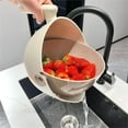 thumbnail image 2 of TopLLC 2 In 1 Vegetable And Fruit Cleaning Spinning Colander With Handle Draining Basket, Kitchen Colander, Kitchen Gadgets, Fruit And Vegetable Cleaning Gadgets on Clearance, 2 of 4