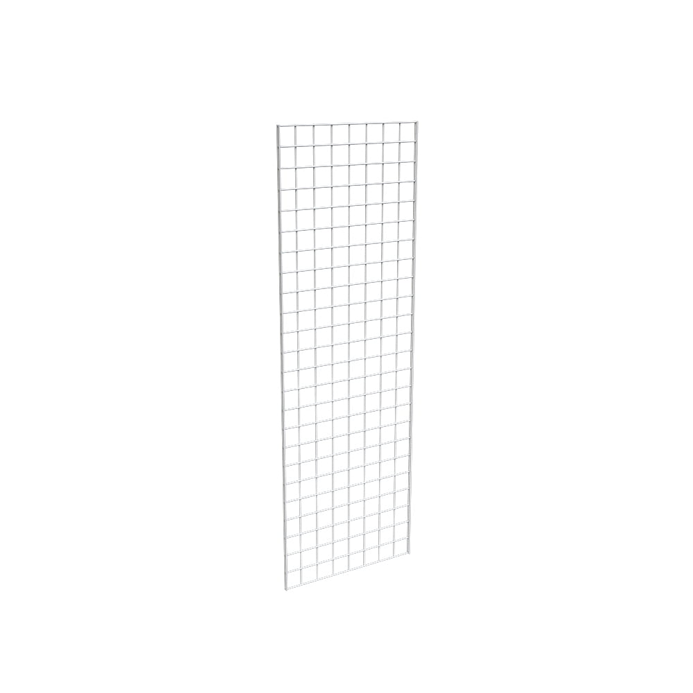 Pack of 3 White Econoco Commerical Grid Panels 2 Width x 5 Height 