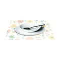 thumbnail image 3 of Flowers on Yellow 12×18 inch Placemats Heat Resistant Washable Foldable Rectangular Placemats Set Decoration Indoor Outdoor for Kitchen Dining Table 1PC, 3 of 8