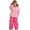 Coral Hearts, variant on Girls' Ski Jacket and Snowbib Snowsuit Set