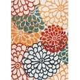 thumbnail image 2 of Oasis Modern 9' x 12' Multi-Color Polypropylene Outdoor Area Rug, 2 of 7