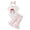 White, variant on Zaveiop Newborn Baby Girl Baseball Outfit Cute Baseball Bow Romper Flare Pants Headband Set 3Pcs Infant Summer Clothes (0-3 Months, White)