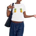 thumbnail image 3 of YDLCAFD T-Shirts Décontractés Mode Imprimés Col Rond Manches Courtes pour Femmes Saint-Valentin Ajusté, 3 of 5