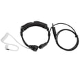 thumbnail image 1 of Auriculares de Micrófono de la Garganta, Vibracia de la Garganta Negra Micrófono Telescópico Ergonomics Diseño Fácil de Instalar el Tapón para la Oreja de Silicona para, 1 of 7