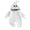 White, variant on RUINIXCW Infant Baby Halloween Cosplsy Adorable Long Sleeve Hooded Zipper Jumpsuit