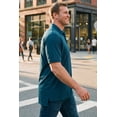 thumbnail image 3 of KingSize Men's Big & Tall Shrink-Less Longer-Length Cotton Polo Shirt, 3 of 5