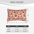 thumbnail image 3 of Fotbe Skull Retro record lips Pillow Cases - Envelope Closure - Luxury, Extra Soft, Cooling Pillow Covers - Wrinkle, Fade, Stain Resistant-14"x20", 3 of 8